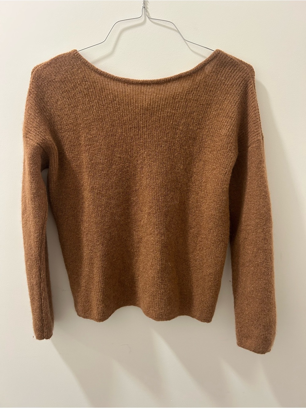 Sézane Gaspard Cardigan Camel Mohair Alpaca Sweater Size S - Picture 5 of 5